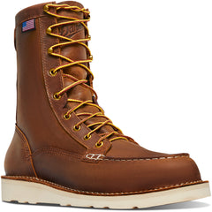 Bull Run Moc Toe 8" Tobacco Steel Toe
