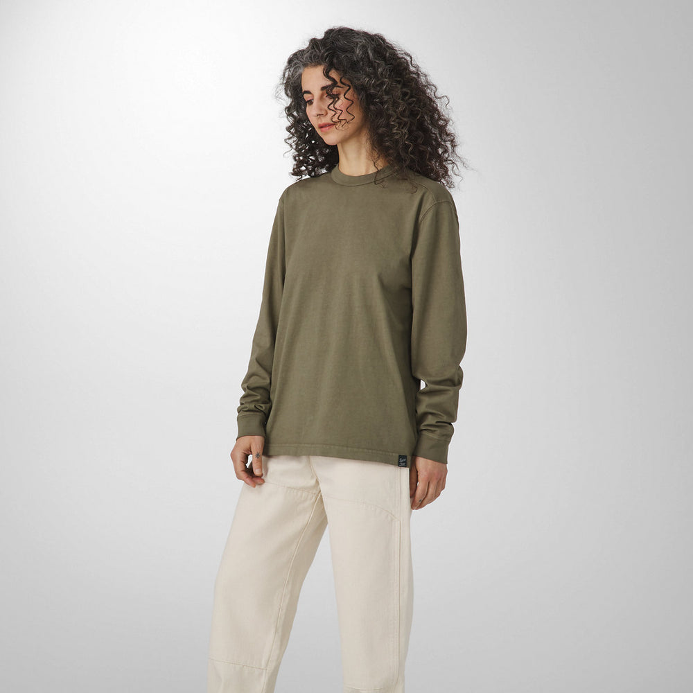 Heavyweight Long Sleeve Tee Dusty Olive