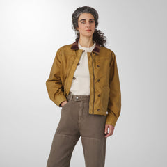 Maywood Waxed Canvas Jacket Tan/Espresso