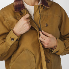 Maywood Waxed Canvas Jacket Tan/Espresso