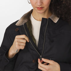 Maywood Waxed Canvas Jacket Black/Earth