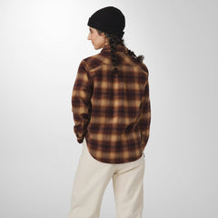 Sauvie Cotton Flannel Shirt Espresso Plaid
