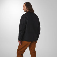 Shipyard Waxed Canvas Jacket Black/Bison