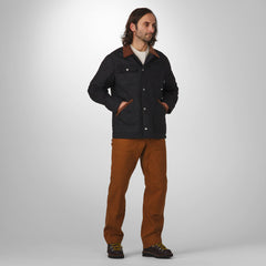 Shipyard Waxed Canvas Jacket Black/Bison