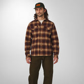 Cedar Mill Cotton Flannel Shirt Espresso Plaid