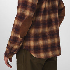 Cedar Mill Cotton Flannel Shirt Espresso Plaid