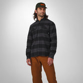 Cedar Mill Cotton Flannel Shirt Black Plaid