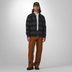 Cedar Mill Cotton Flannel Shirt Black Plaid