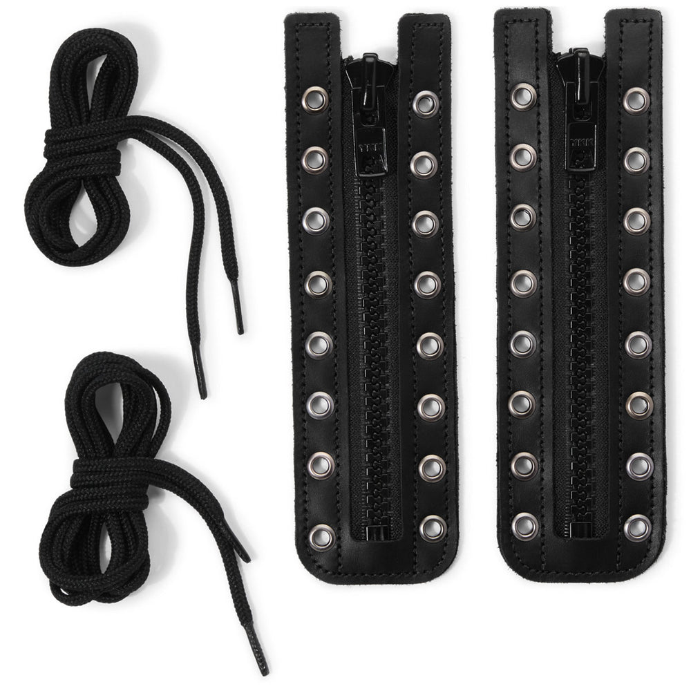 Lace-in Boot Zipper 6" Black