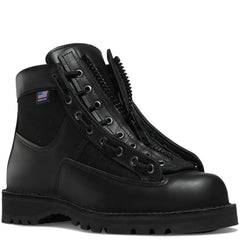 Lace-in Boot Zipper 6" Black