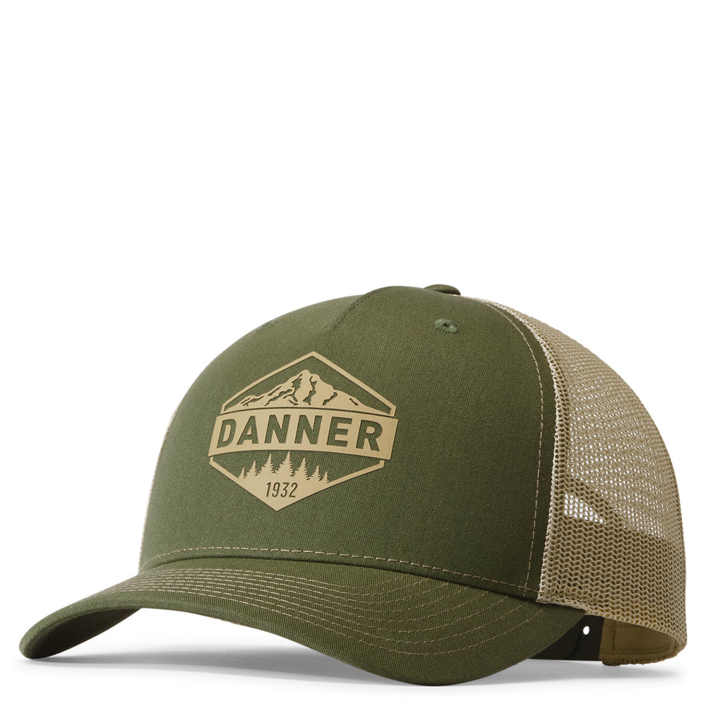 Evergreen Trucker Cap Olive/Tan