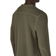 Santiam Waffle LS Tee Dusty Olive
