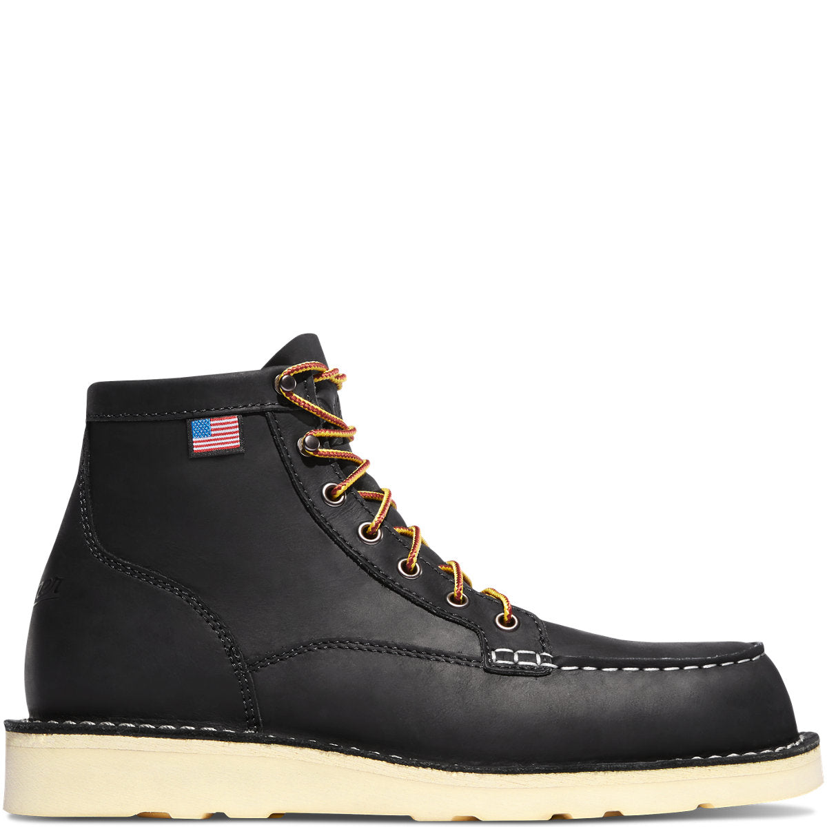 Bull Run Moc Toe 6" Black Steel Toe