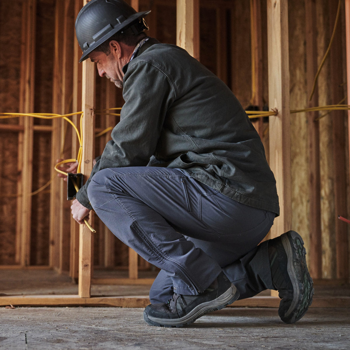 Riverside 4.5" Brown/Green Steel Toe