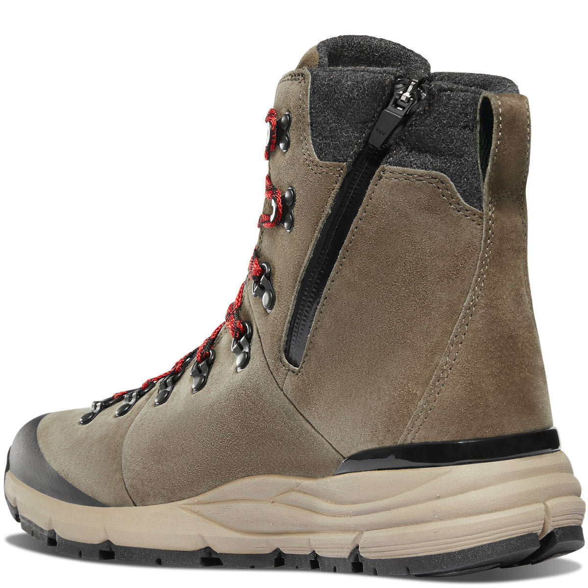 Arctic 600 Side-Zip Brown/Red Insulated 200G