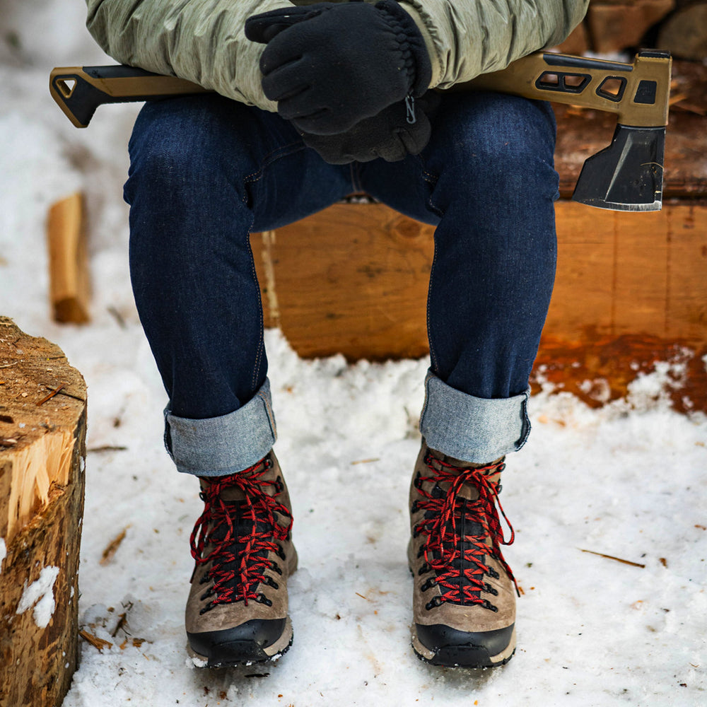 Arctic 600 Side-Zip Brown/Red Insulated 200G