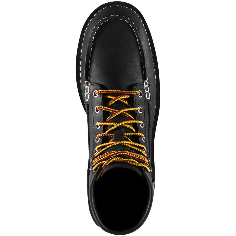 Bull Run Moc Toe 6" Black