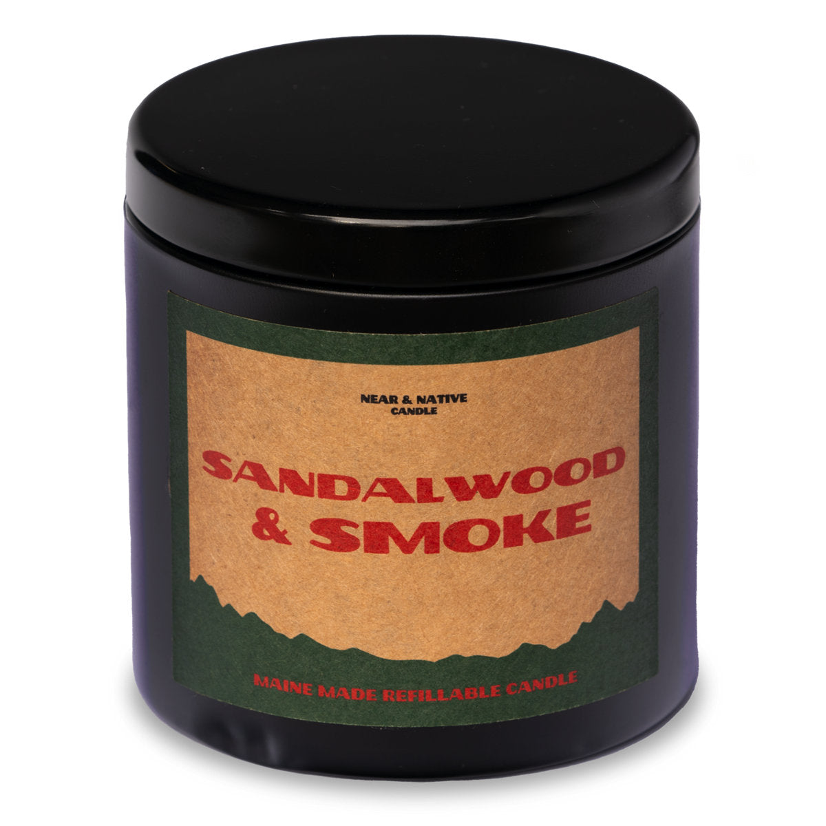 Near & Native Candle 10oz Sandlewood & Smoke