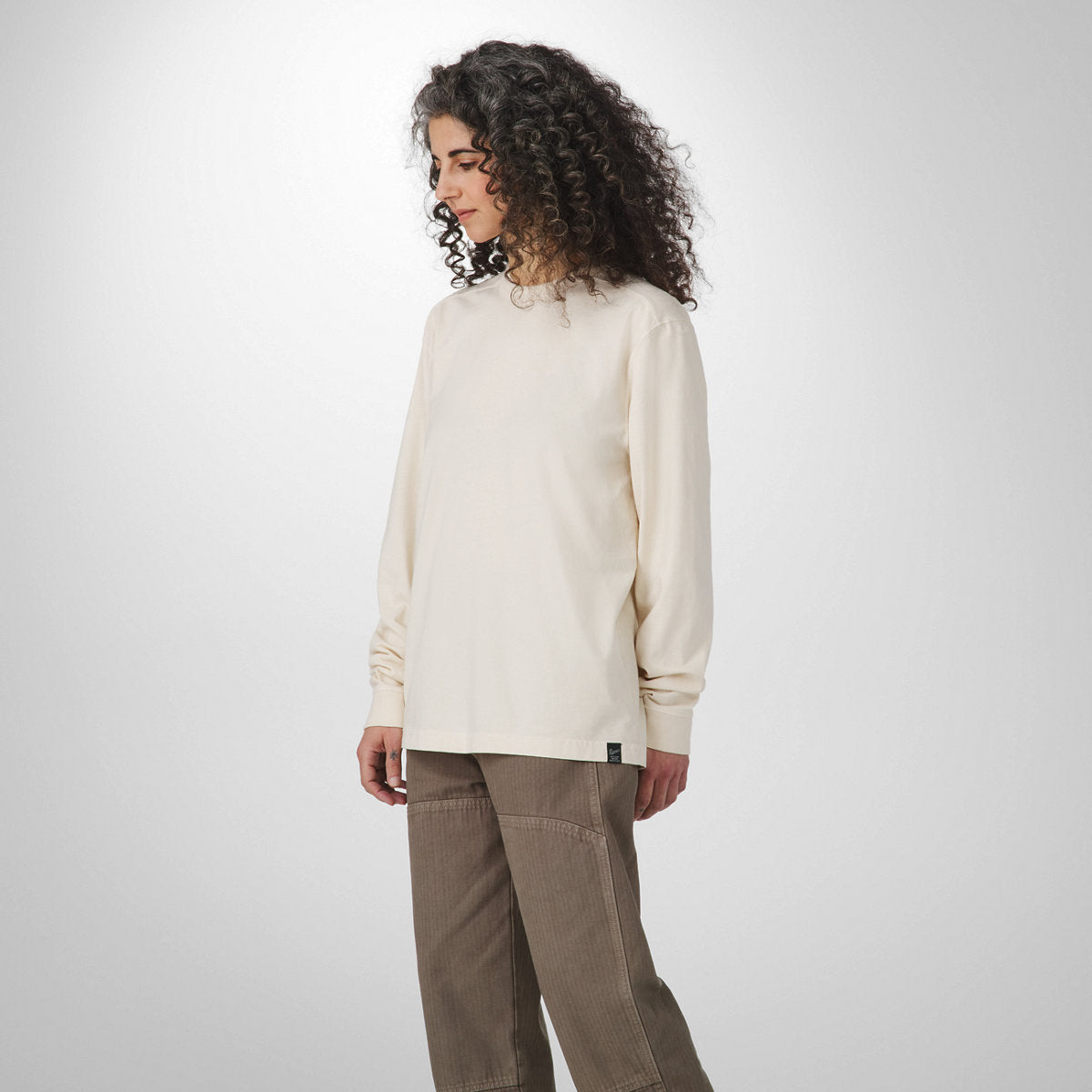 Heavyweight Long Sleeve Tee Natural