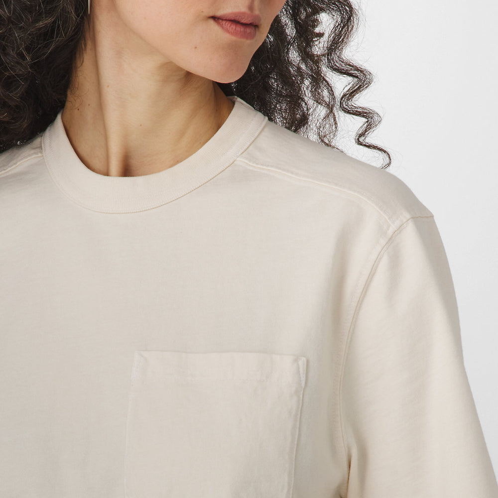 Heavyweight Pocket Tee Natural