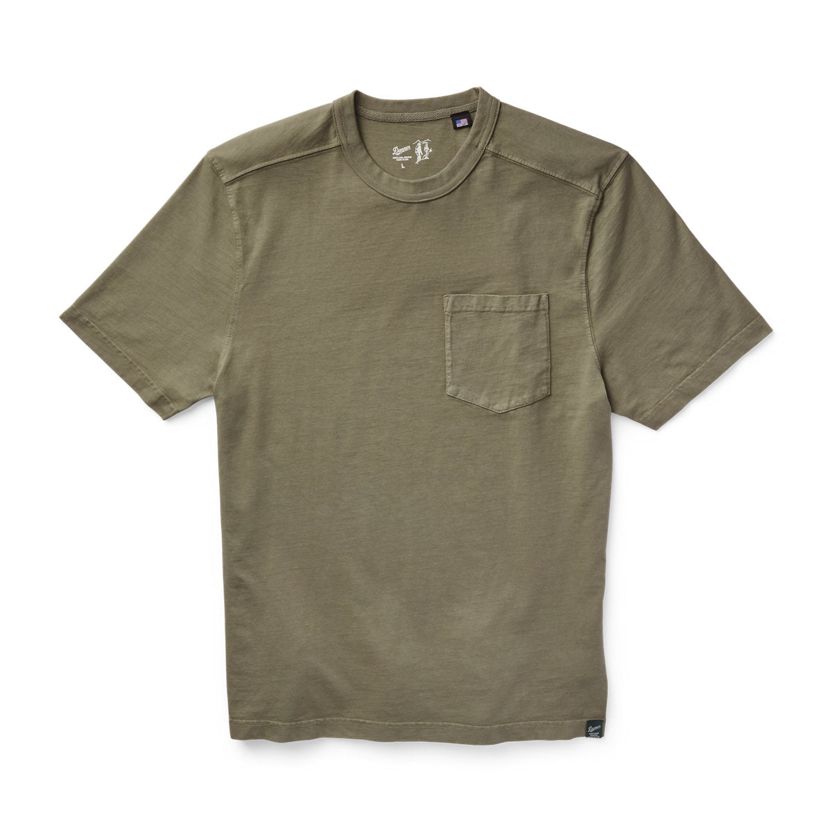 Heavyweight Pocket Tee Dusty Olive
