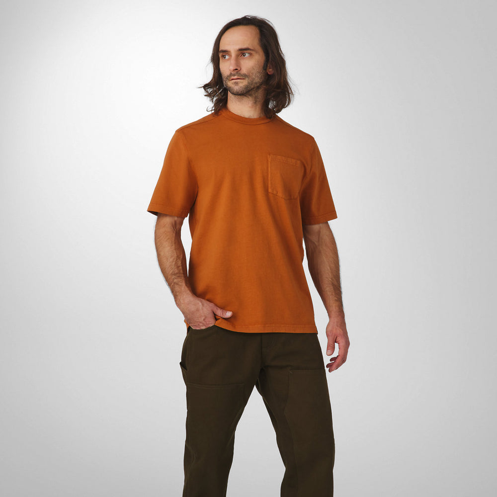 Heavyweight Pocket Tee Glazed Ginger