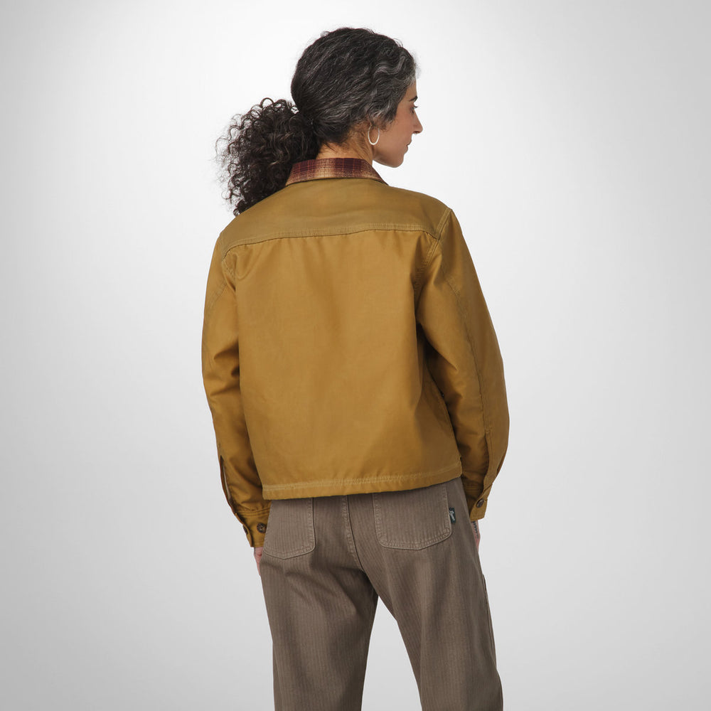 Maywood Waxed Canvas Jacket  Tan/Espresso