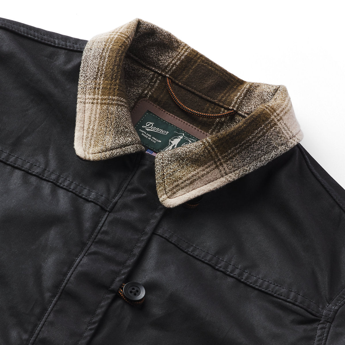 Maywood Waxed Canvas Jacket  Black/Earth