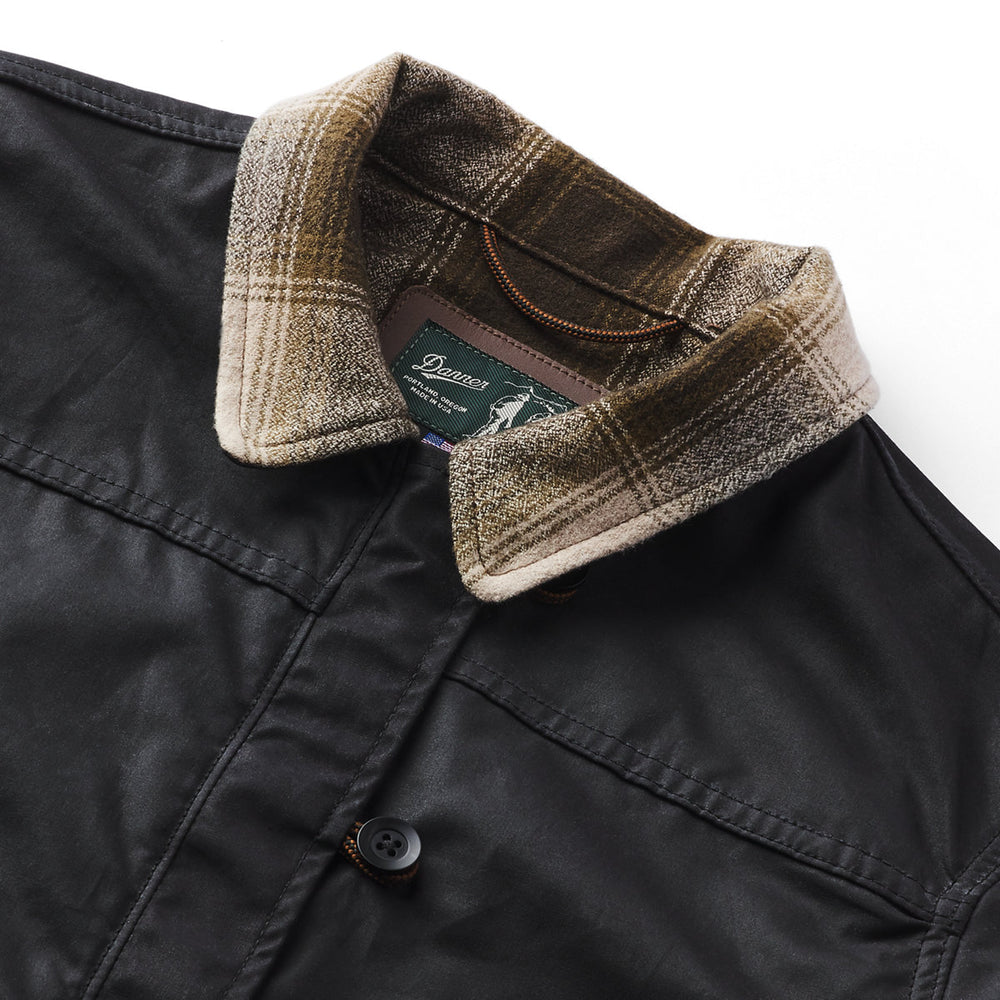 Maywood Waxed Canvas Jacket  Black/Earth