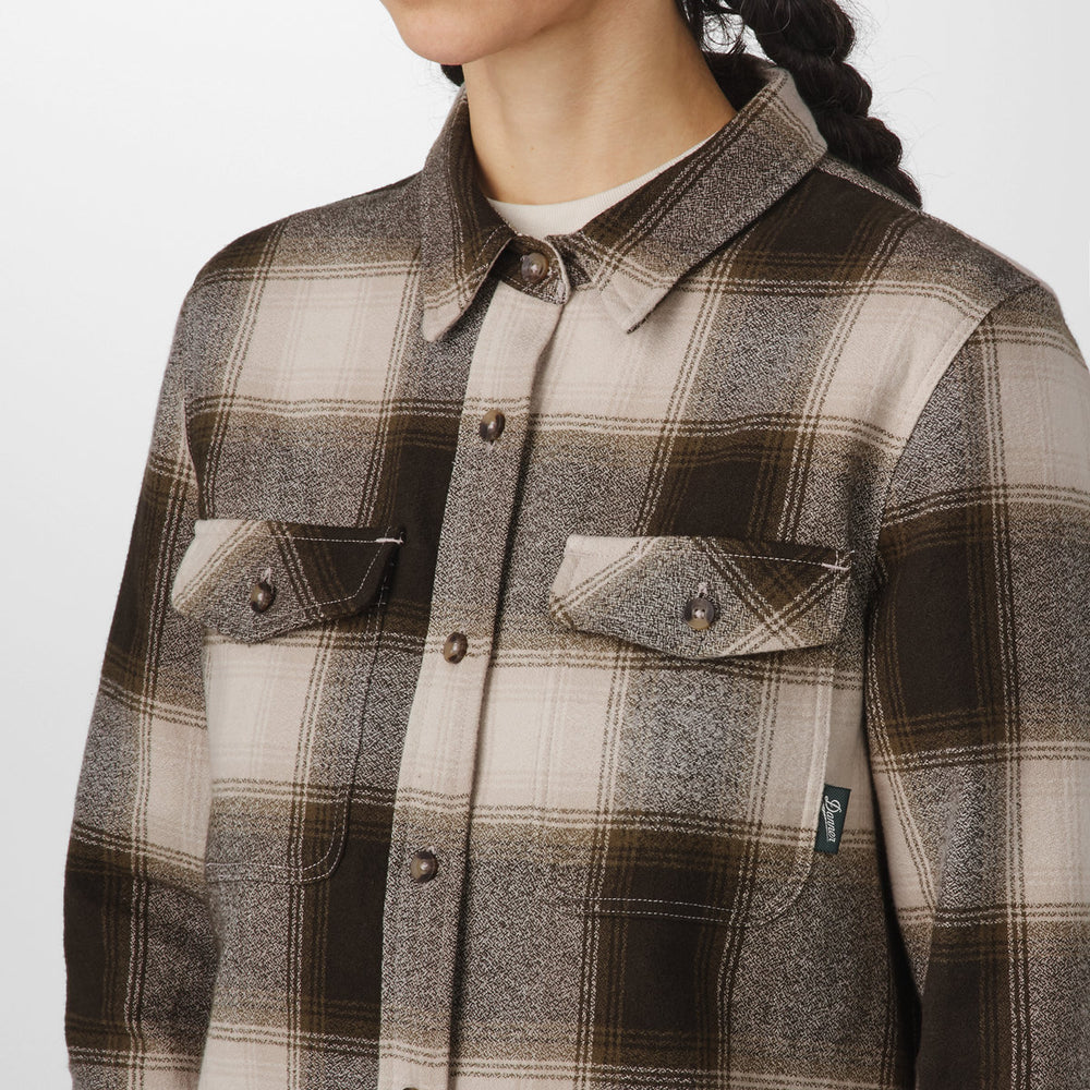 Sauvie Cotton Flannel Shirt  Earth Plaid