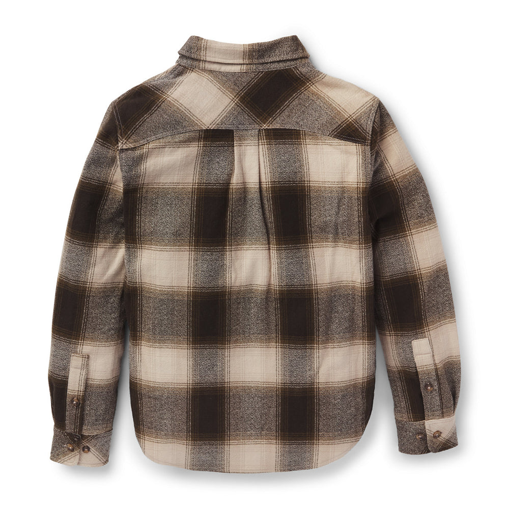 Sauvie Cotton Flannel Shirt  Earth Plaid