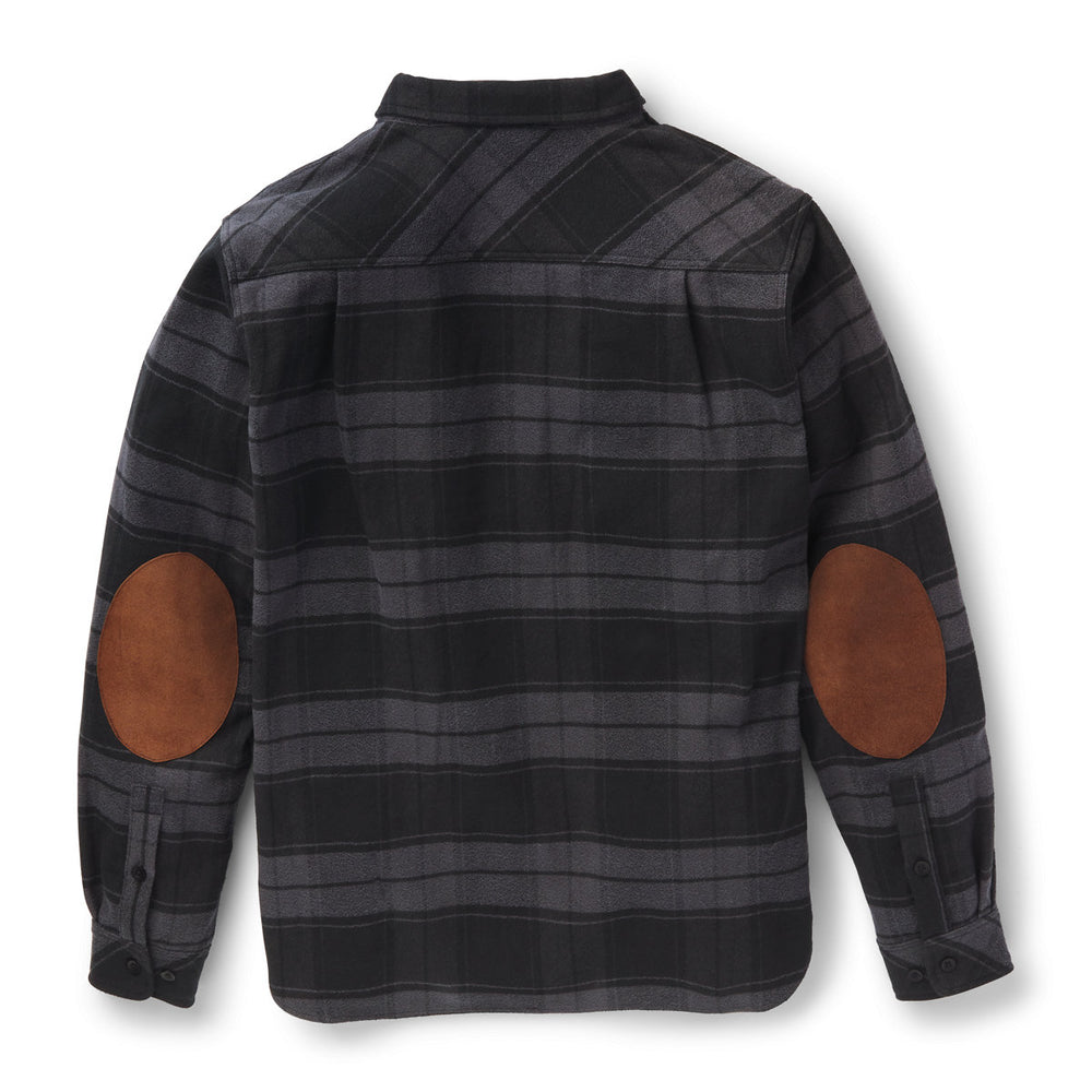 Cedar Mill Cotton Flannel Shirt  Black Plaid